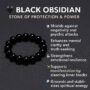 Obsidian Bracelet – The Stone of Protection & Strength
